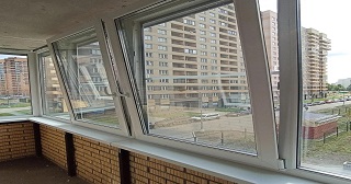 Остекление балкона Полевской цена от 9667 руб. м/п. за 49 часов